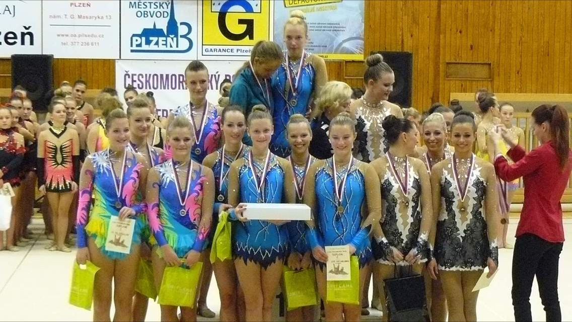 Gymnastky VS Praha Zelený pruh 3.místo